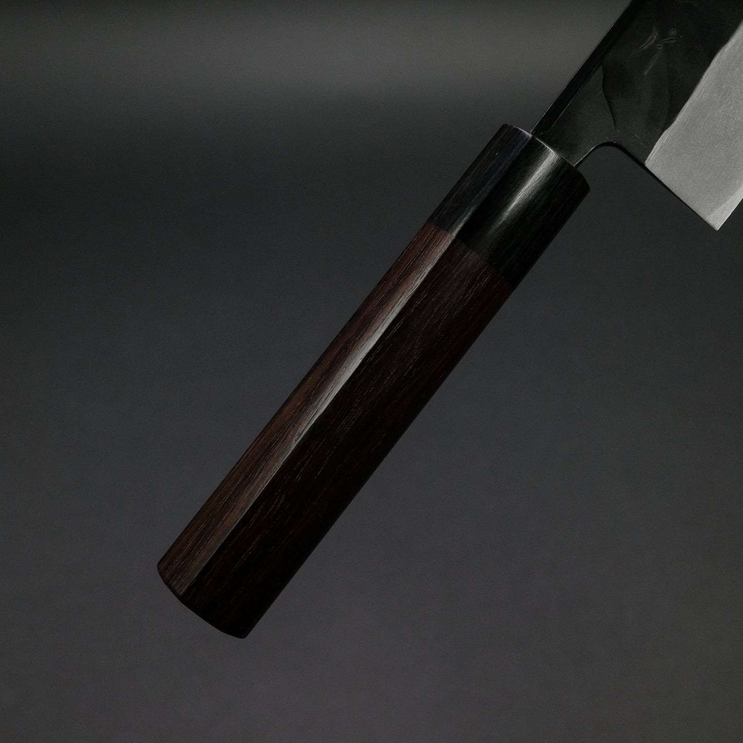 Hitohira MS Kurouchi Blue #2 Santoku 165mm Rosewood Handle