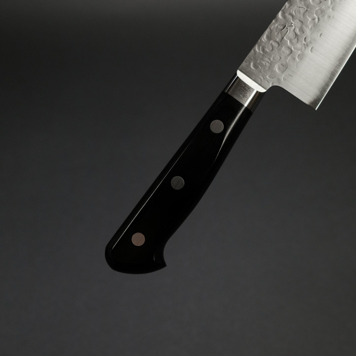 Hitohira T10 Tsuchime Gyuto 210mm Pakka Handle