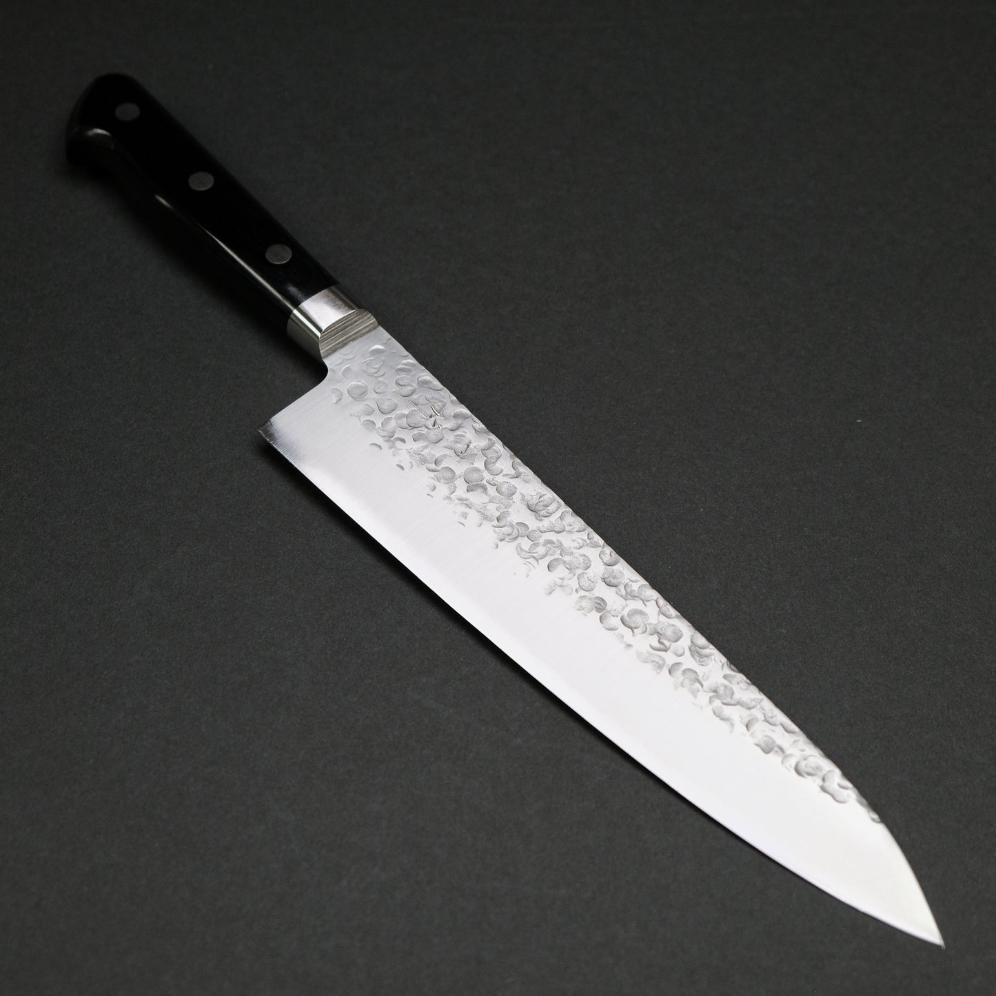 Hitohira T10 Tsuchime Gyuto 210mm Pakka Handle
