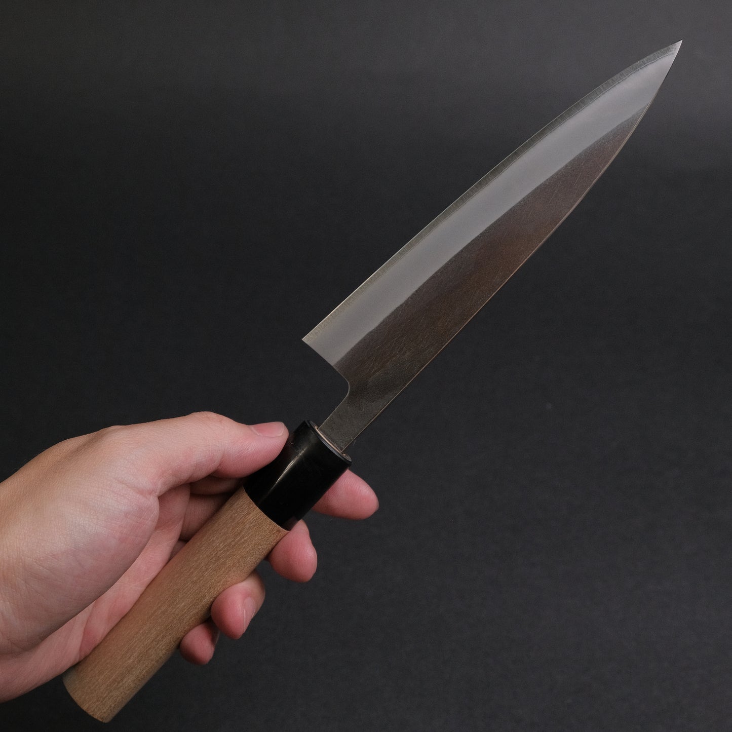 Hitohira TD Blue #2 Stainless Clad Kurouchi Petty 150mm Ho Wood Handle (D-Shape)