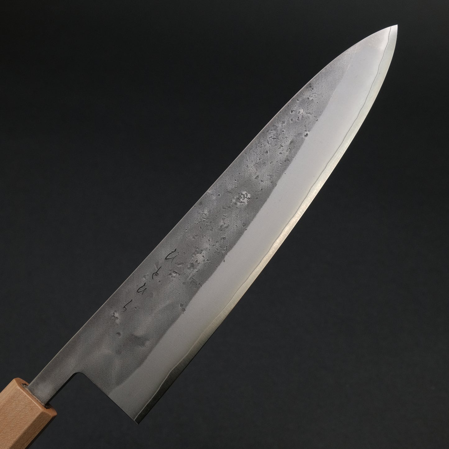 Hitohira TD SLD Nashiji Gyuto 210mm Walnut Handle