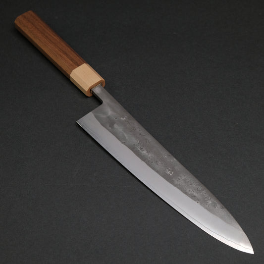 Hitohira TD SLD Nashiji Gyuto 210mm Walnut Handle