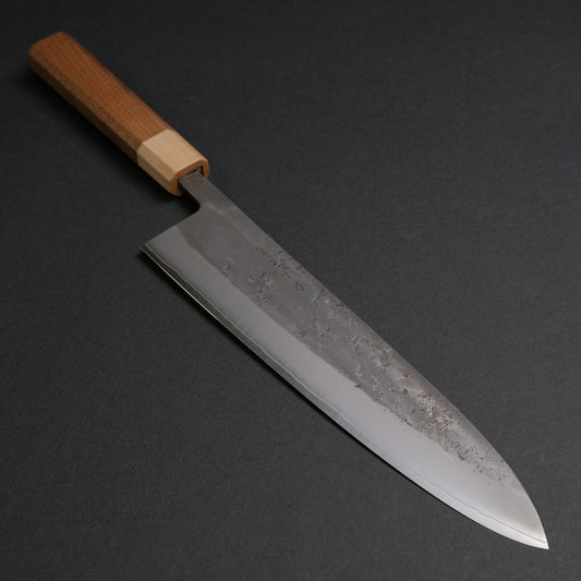 Hitohira TD SLD Nashiji Gyuto 240mm Walnut Handle
