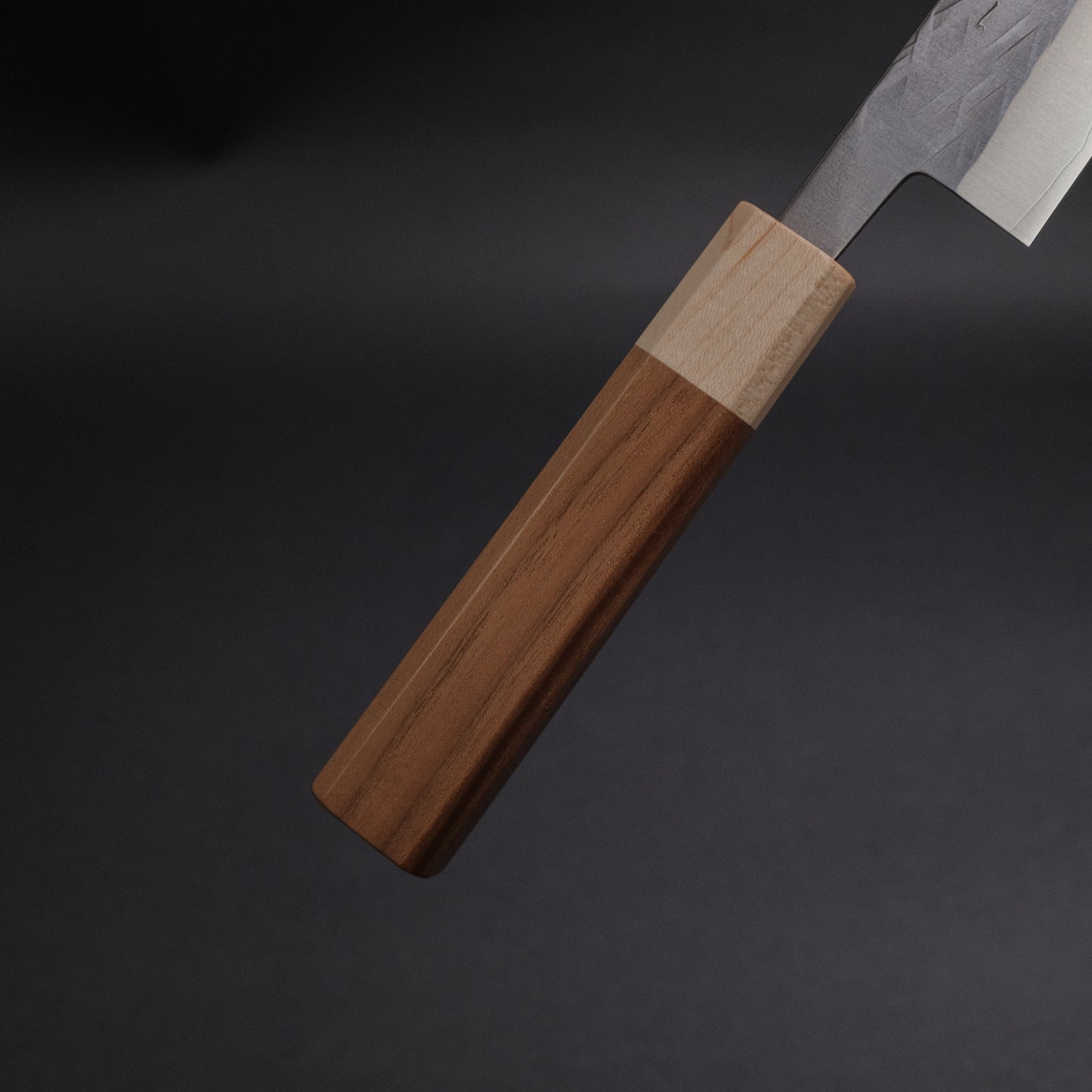 Hitohira TD SLD Tsuchime Gyuto 165mm Walnut Handle