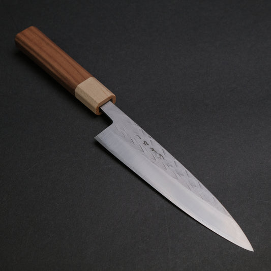 Hitohira TD SLD Tsuchime Gyuto 165mm Walnut Handle