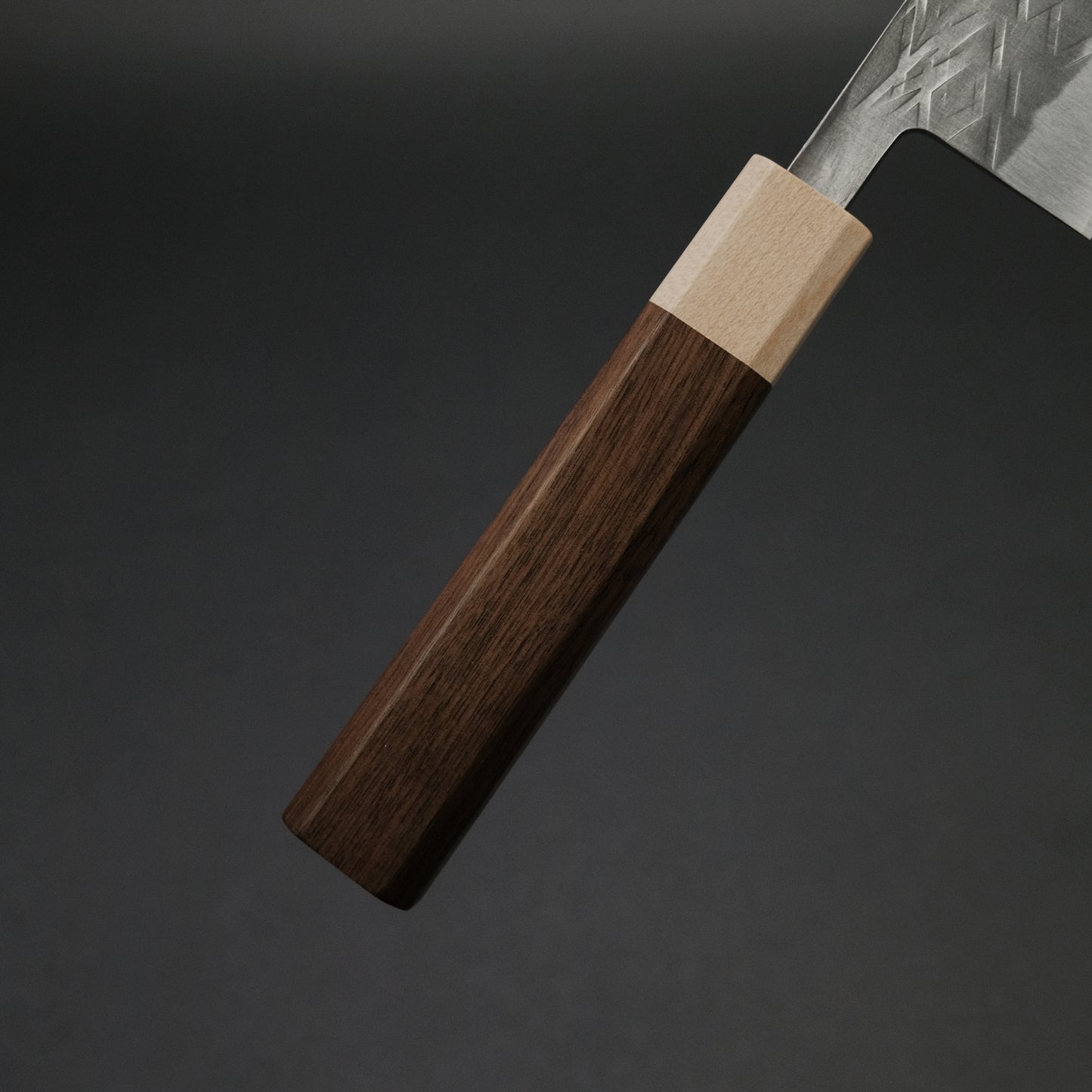 Hitohira TD SLD Tsuchime Gyuto 210mm Walnut Handle