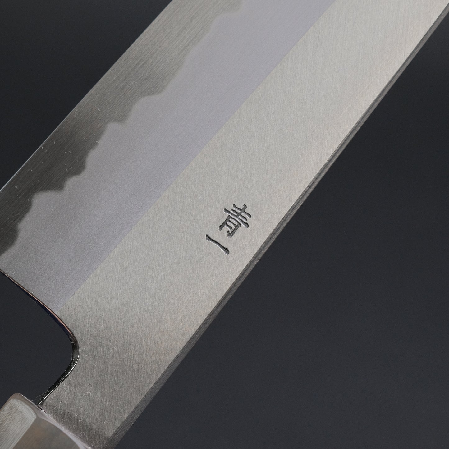 Hitohira Tanaka Kyuzo Blue #1 Migaki Gyuto 210mm Ziricote Handle