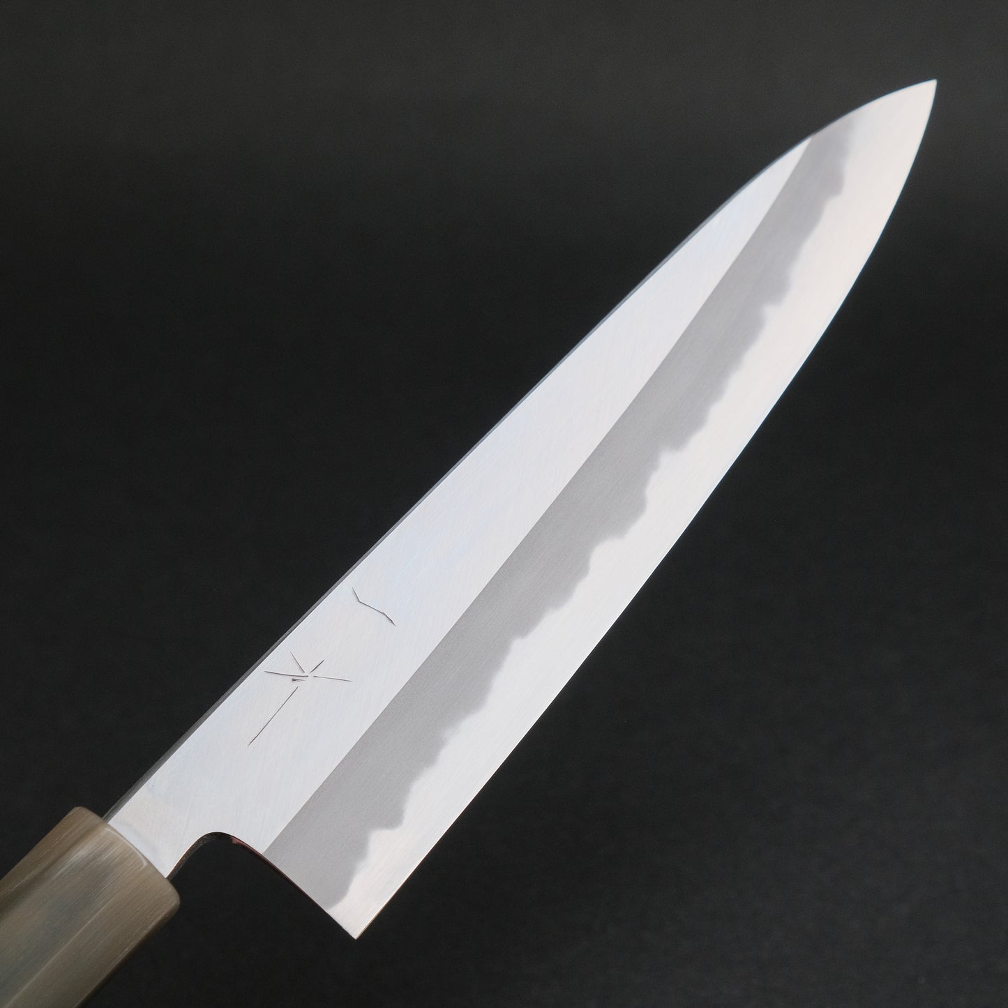 Hitohira Tanaka Kyuzo Blue #1 Migaki Gyuto 210mm Ziricote Handle