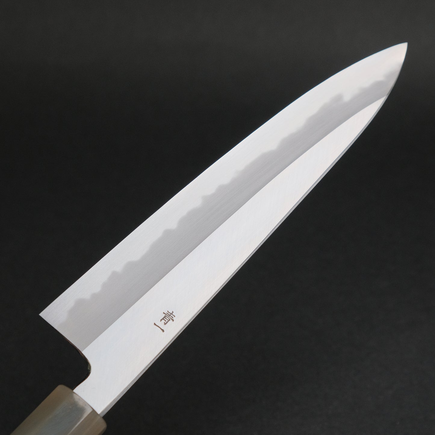Hitohira Tanaka Kyuzo Blue #1 Migaki Gyuto 210mm Ziricote Handle