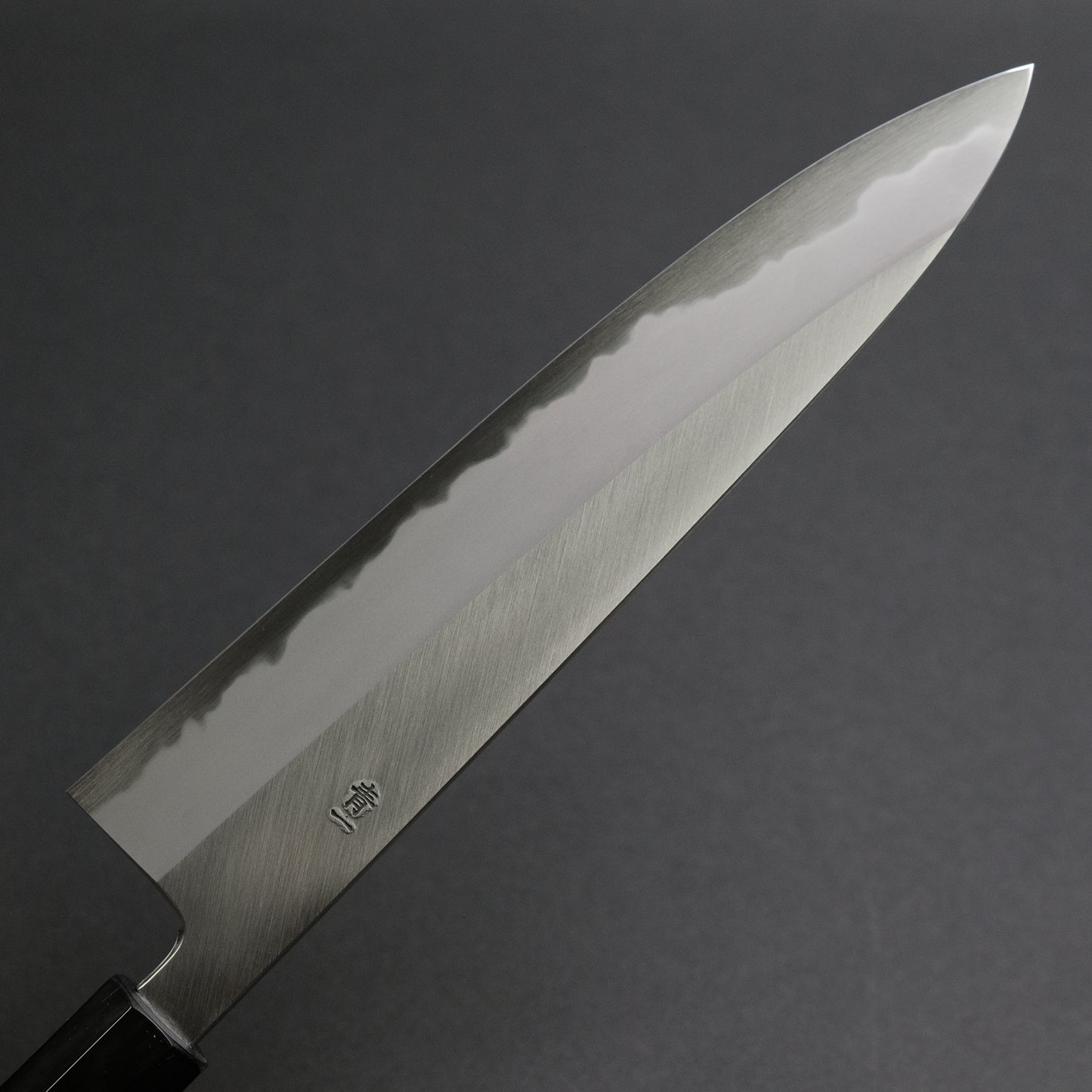 Hitohira Tanaka Kyuzo Blue #1 Migaki Gyuto 240mm Taihei Makassar Ebony Handle