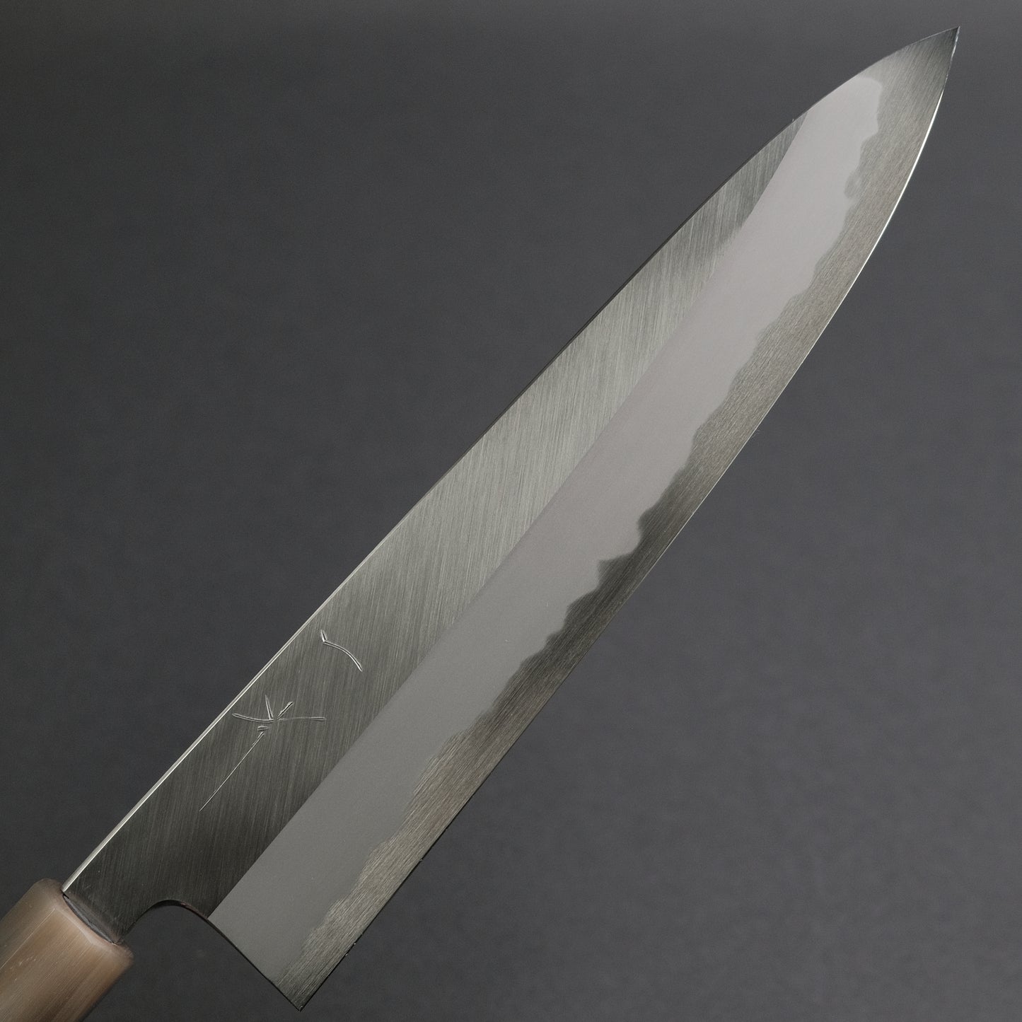 Hitohira Tanaka Kyuzo Blue #1 Migaki Gyuto 240mm Taihei Makassar Ebony Handle