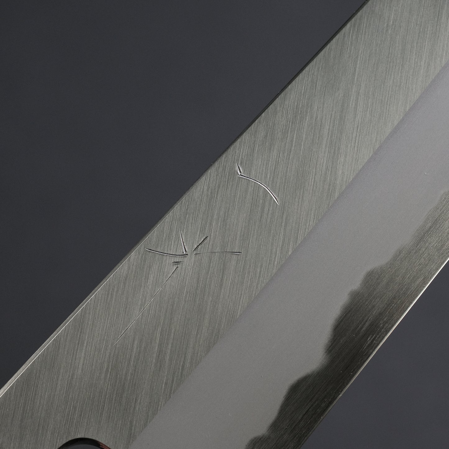 Hitohira Tanaka Kyuzo Blue #1 Migaki Gyuto 240mm Taihei Makassar Ebony Handle