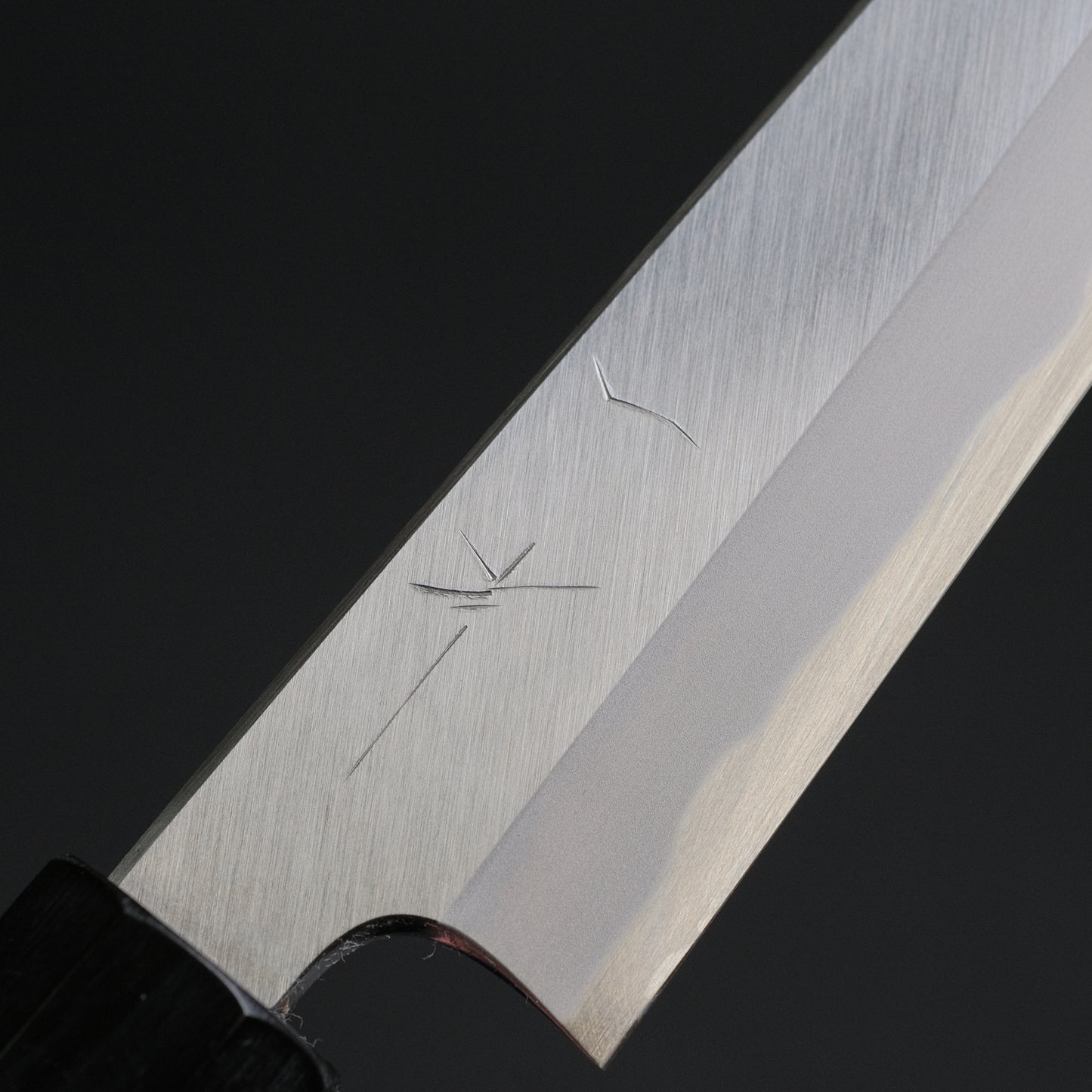 Hitohira Tanaka Kyuzo Blue #1 Migaki Petty 150mm Ziricote Handle