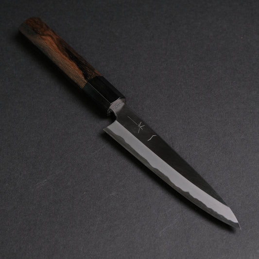 Hitohira Tanaka Kyuzo Blue #1 Migaki Petty 150mm Ziricote Handle