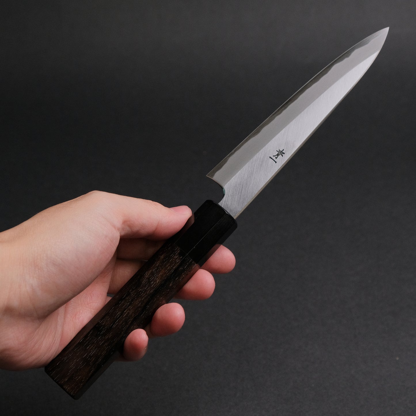 Hitohira Tanaka Kyuzo Blue #1 Migaki Petty 150mm Ziricote Handle