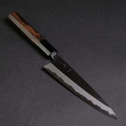 Hitohira Tanaka Kyuzo Blue #1 Migaki Petty 165mm Ziricote Handle