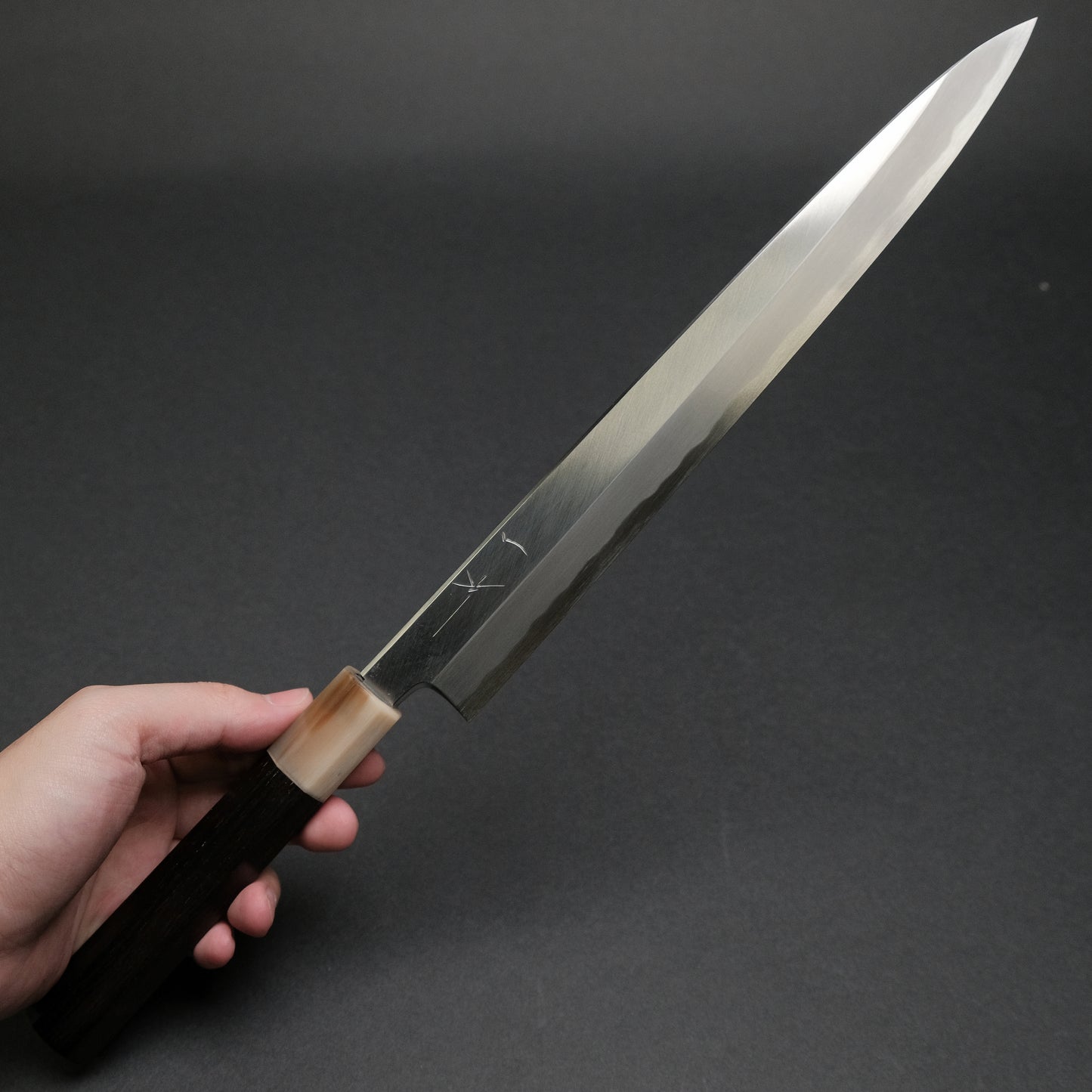 Hitohira Tanaka Mosuke Blue #1 Yanagiba 270mm Ebony Handle (Saya)