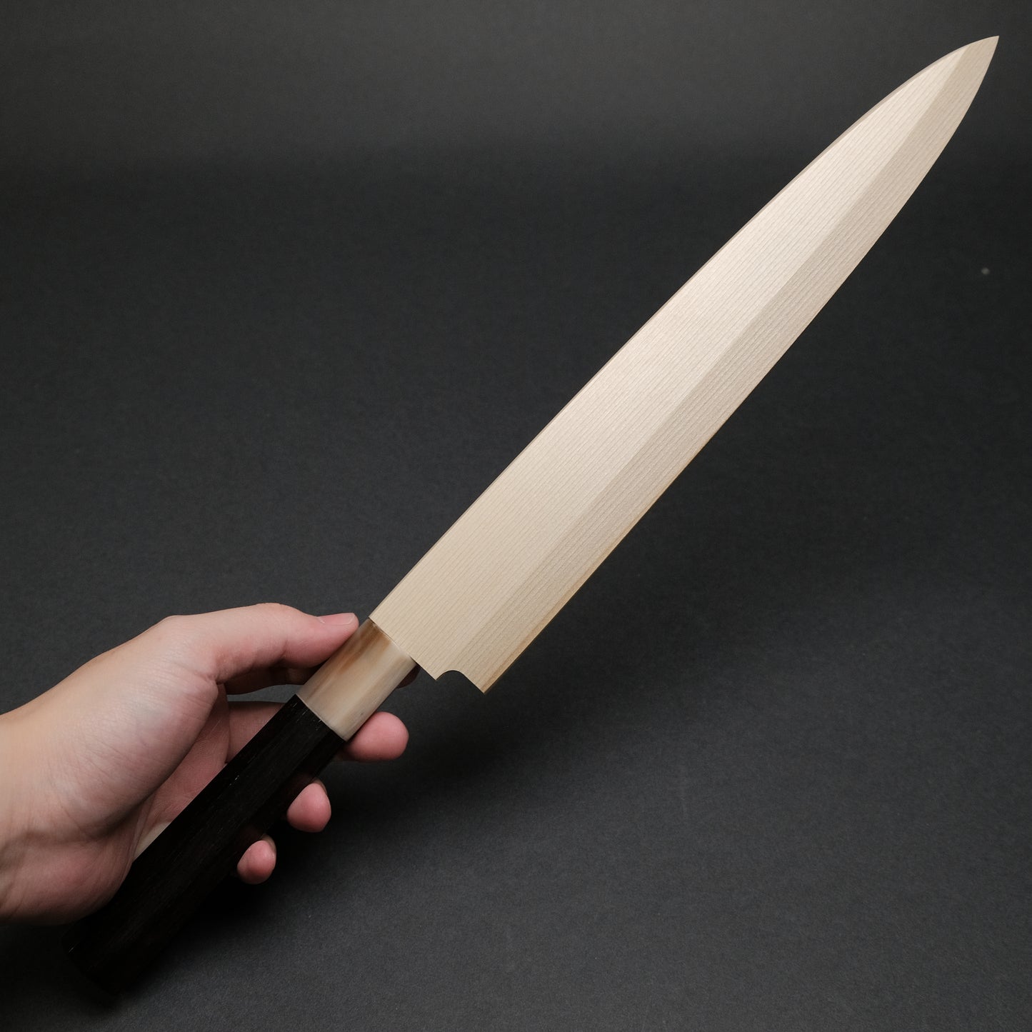 Hitohira Tanaka Mosuke Blue #1 Yanagiba 270mm Ebony Handle (Saya)