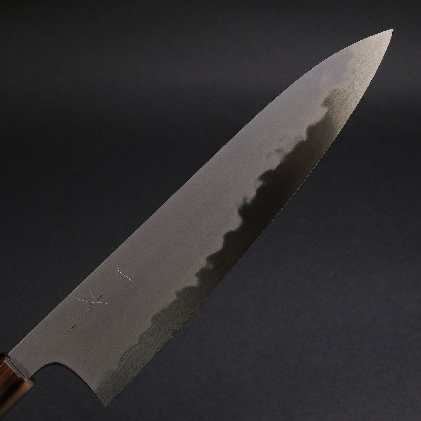 Hitohira Tanaka Yohei Blue #1 Kasumi Gyuto 240mm Ebony Handle