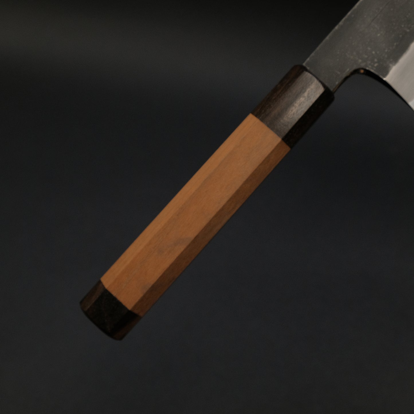 Hitohira Togashi Blue #2 Kurouchi Gyuto 210mm Cherry Wood Handle (Ebony End)