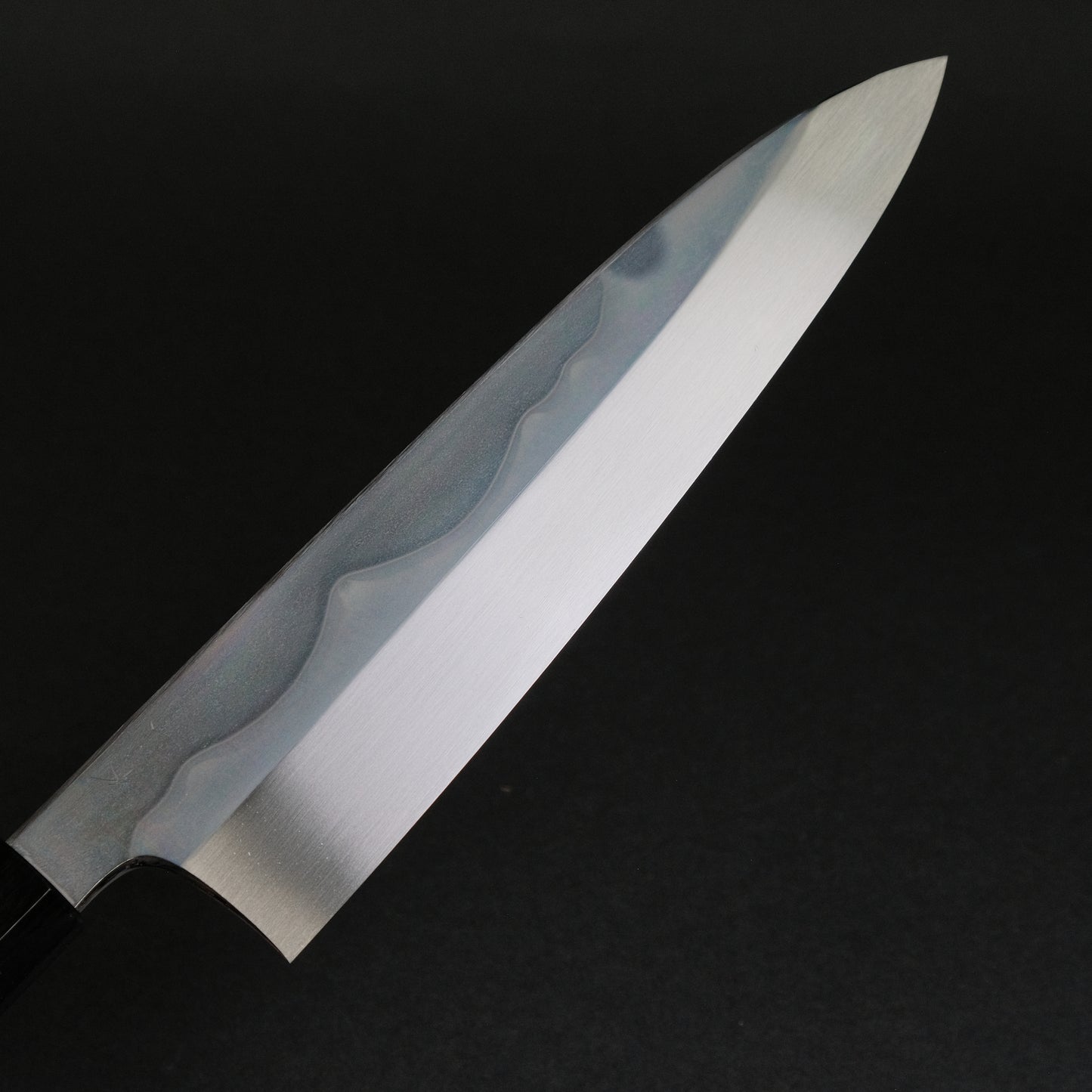 Hitohira Togashi White #1 Fuji Mizu Honyaki Gyuto 240mm Kurokaki Persimmon Handle (#120/ Saya)