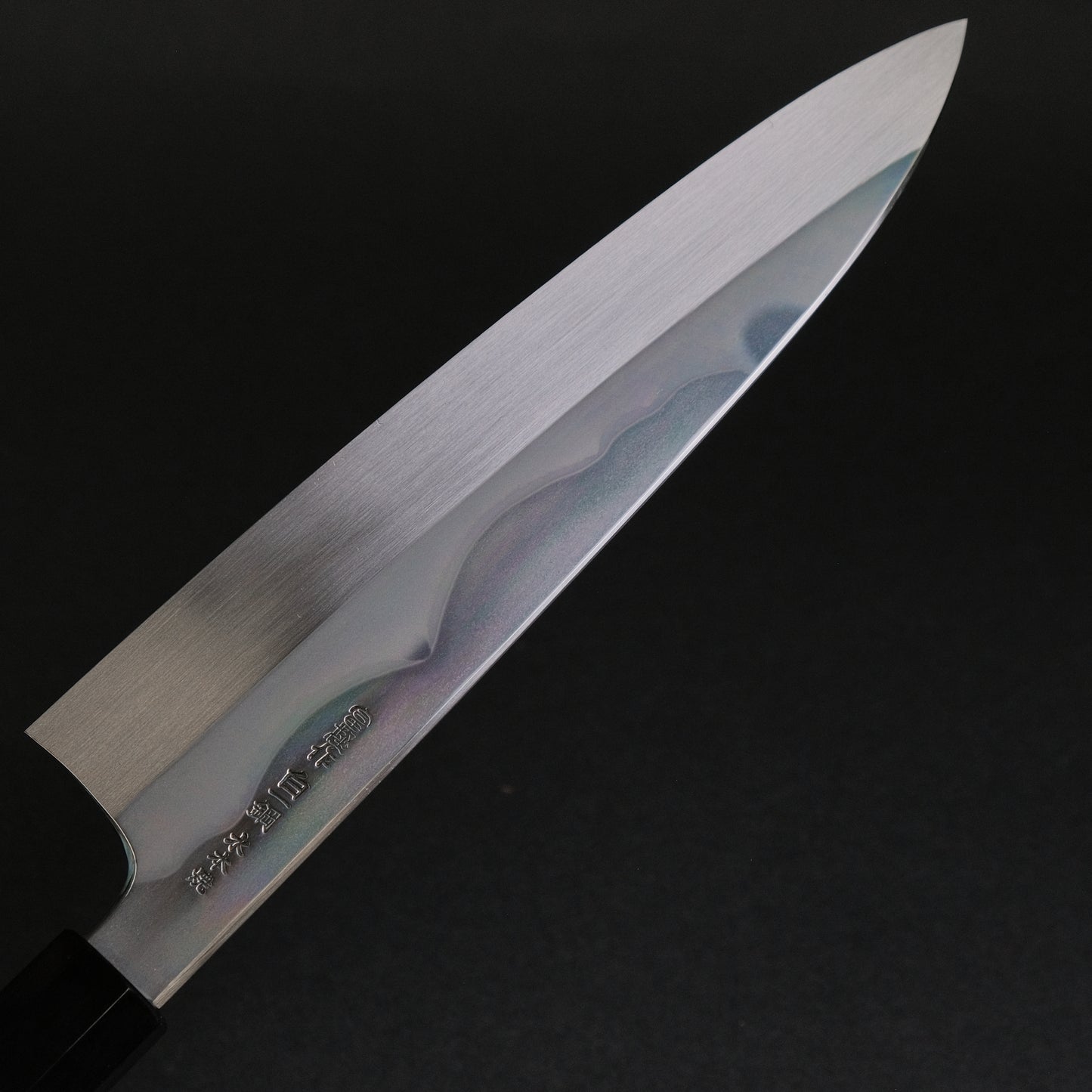 Hitohira Togashi White #1 Fuji Mizu Honyaki Gyuto 240mm Kurokaki Persimmon Handle (#120/ Saya)