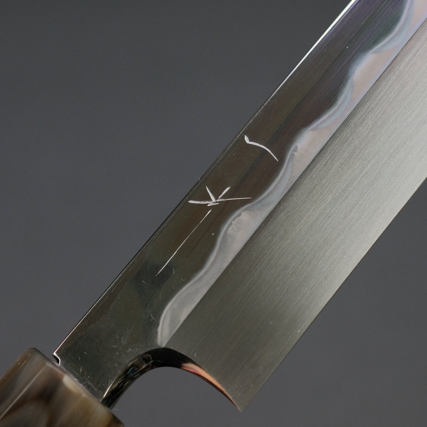 Hitohira Togashi White #1 Mizu Honyaki Yanagiba 300mm Taihei Ebony Handle (Saya)