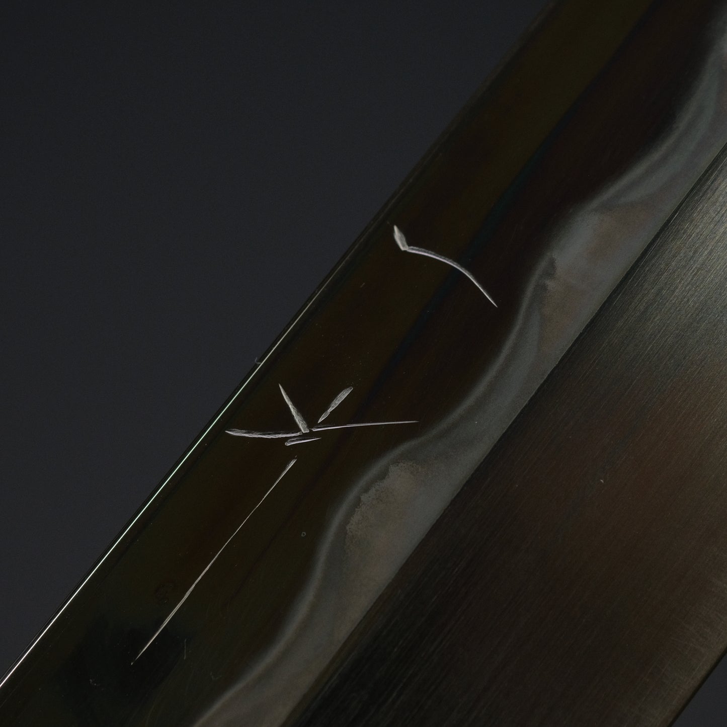 Hitohira Togashi White #1 Mizu Honyaki Yanagiba 300mm Taihei Ebony Handle (Saya)