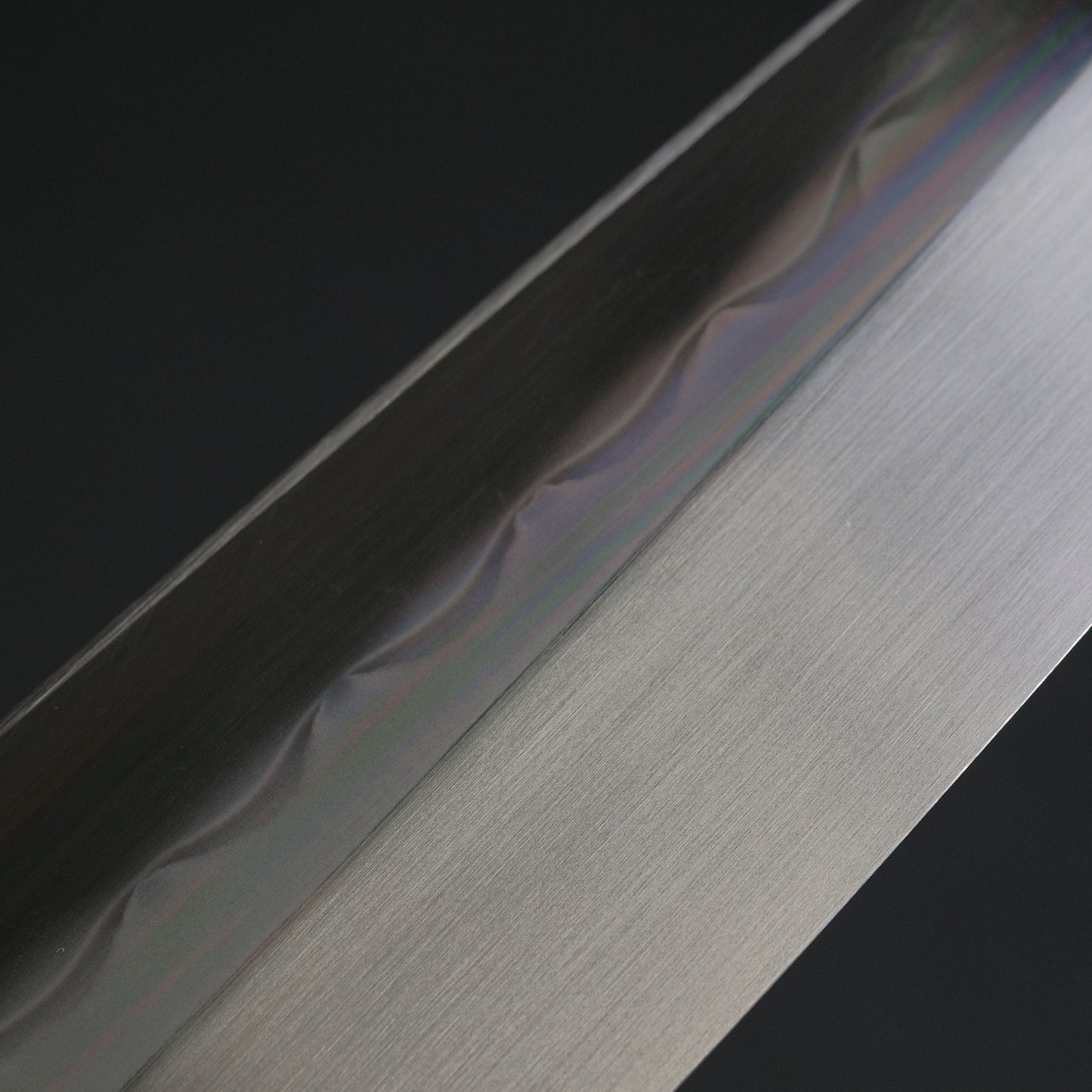 Hitohira Togashi White #1 Notaremon Mizu Honyaki Gyuto 240mm Kurokaki Persimmon Handle (#100/ Saya)