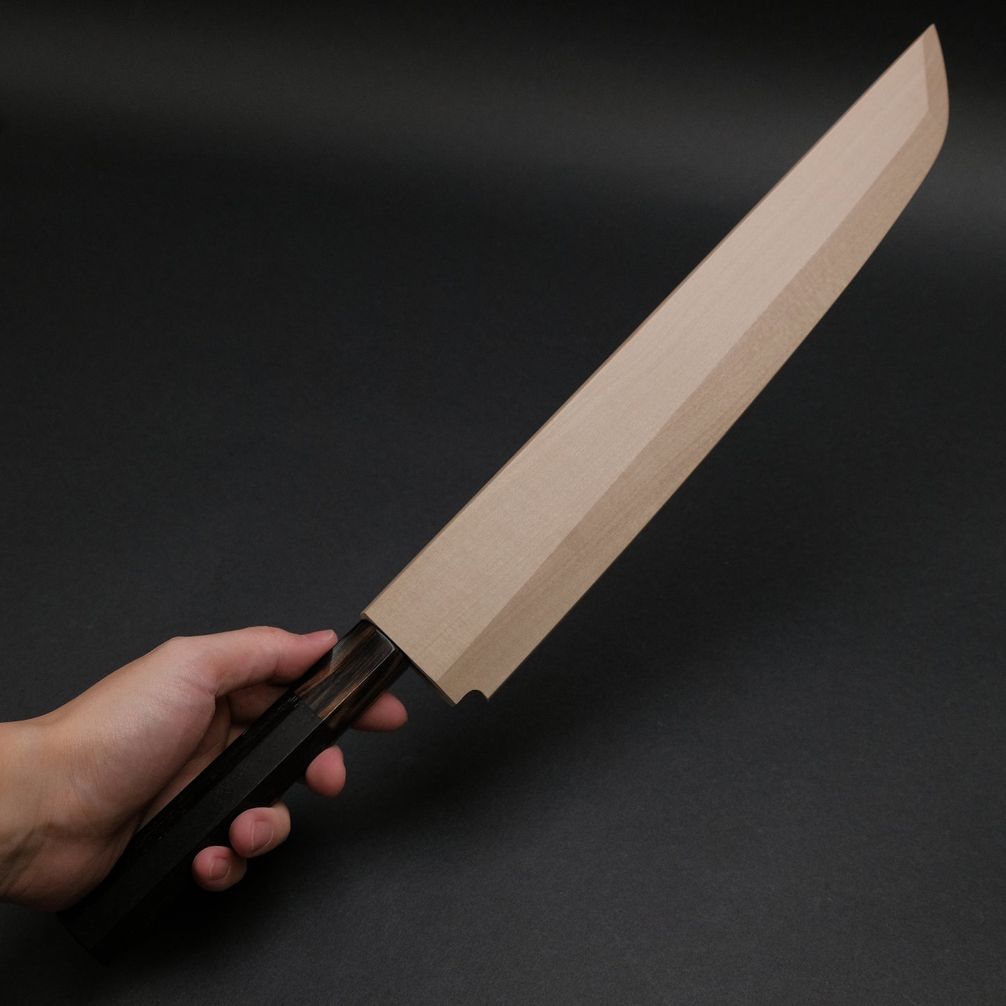 Hitohira Togashi White #1 Notaremon Mizu Honyaki Yanagi Sakimaru 300mm Taihei Ebony Handle (Saya)