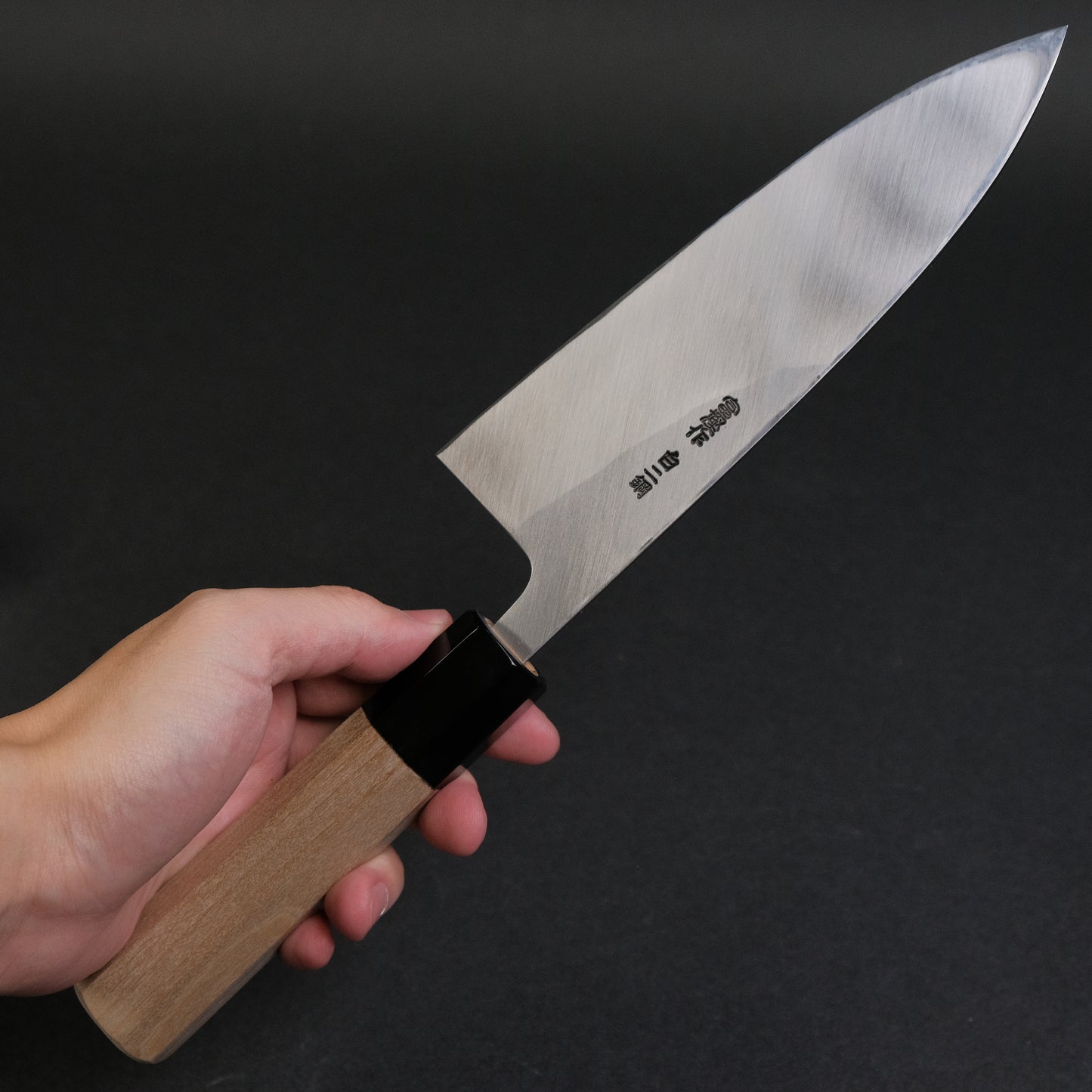 Hitohira Togashi White #2 Deba 165mm Ho Wood Handle (Saya)