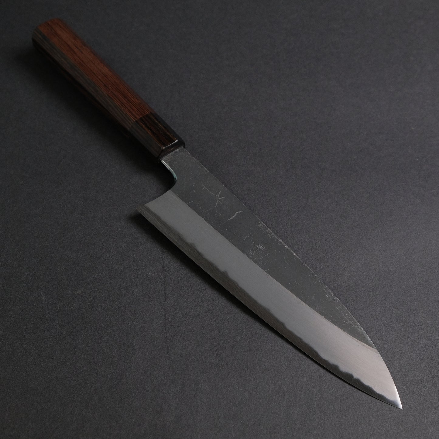 Hitohira Togashi White #2 Kurouchi Gyuto 210mm Tagayasan Handle