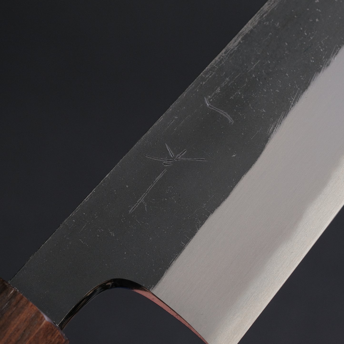 Hitohira Togashi White #2 Kurouchi Kiritsuke Gyuto 210mm Tagayasan Handle