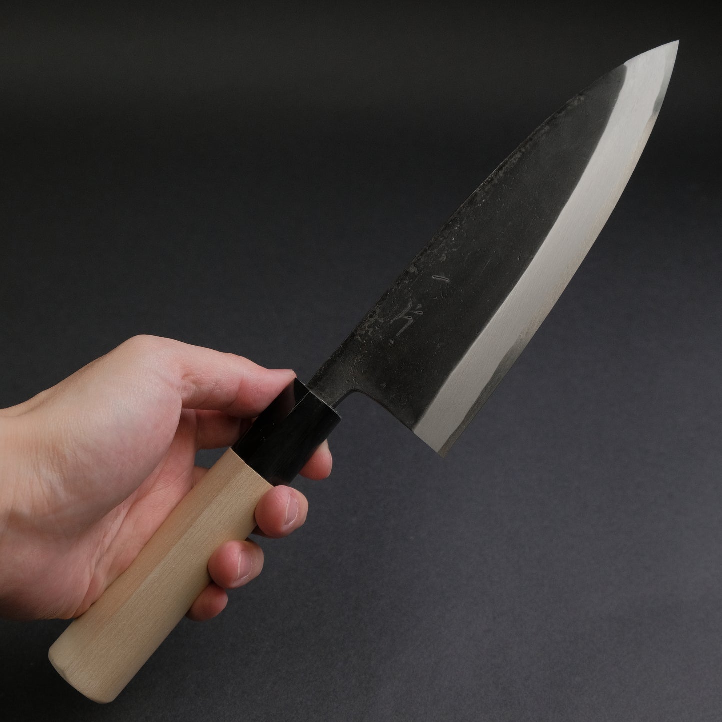 Hitohira White #2 Kurouchi Deba 165mm Ho Wood Handle