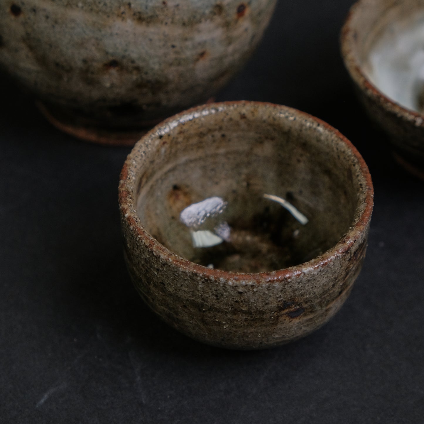Komon Shinohara Sake Set Hakeme