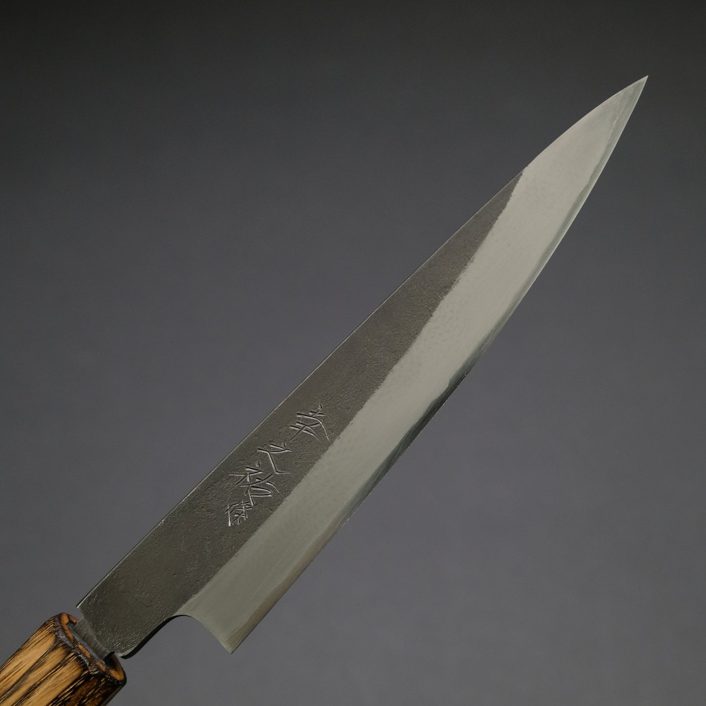 Konosuke MB White #2 Nashiji Kurouchi Petty 150mm Khii Chestnut Handle