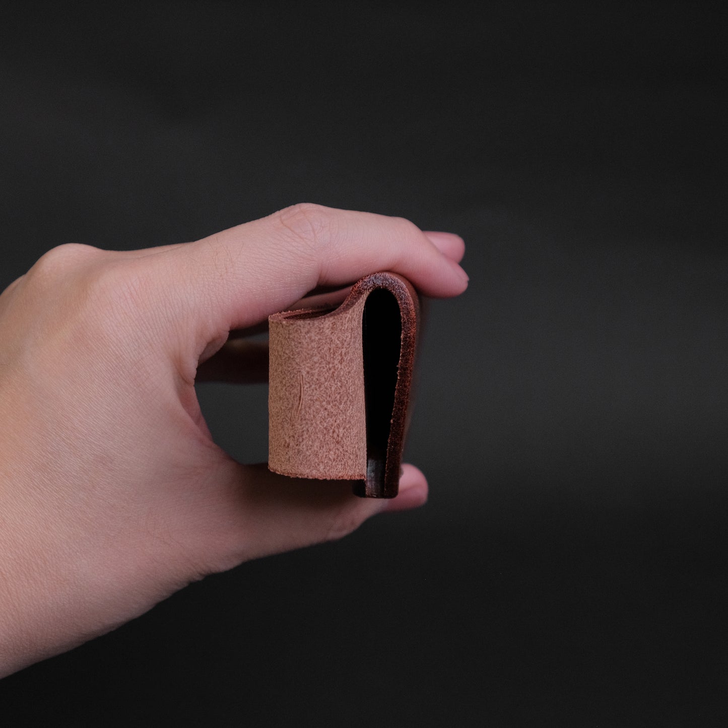 MOKI Berg Fixed Blade Canvas Micarta Handle (Natural Brown)