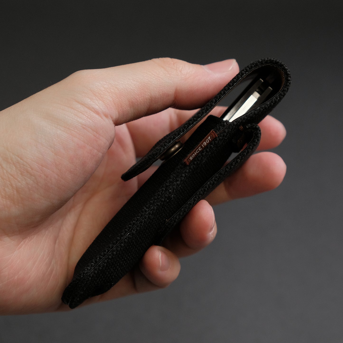 MOKI Kronos Folding Knife Large Stag Handle