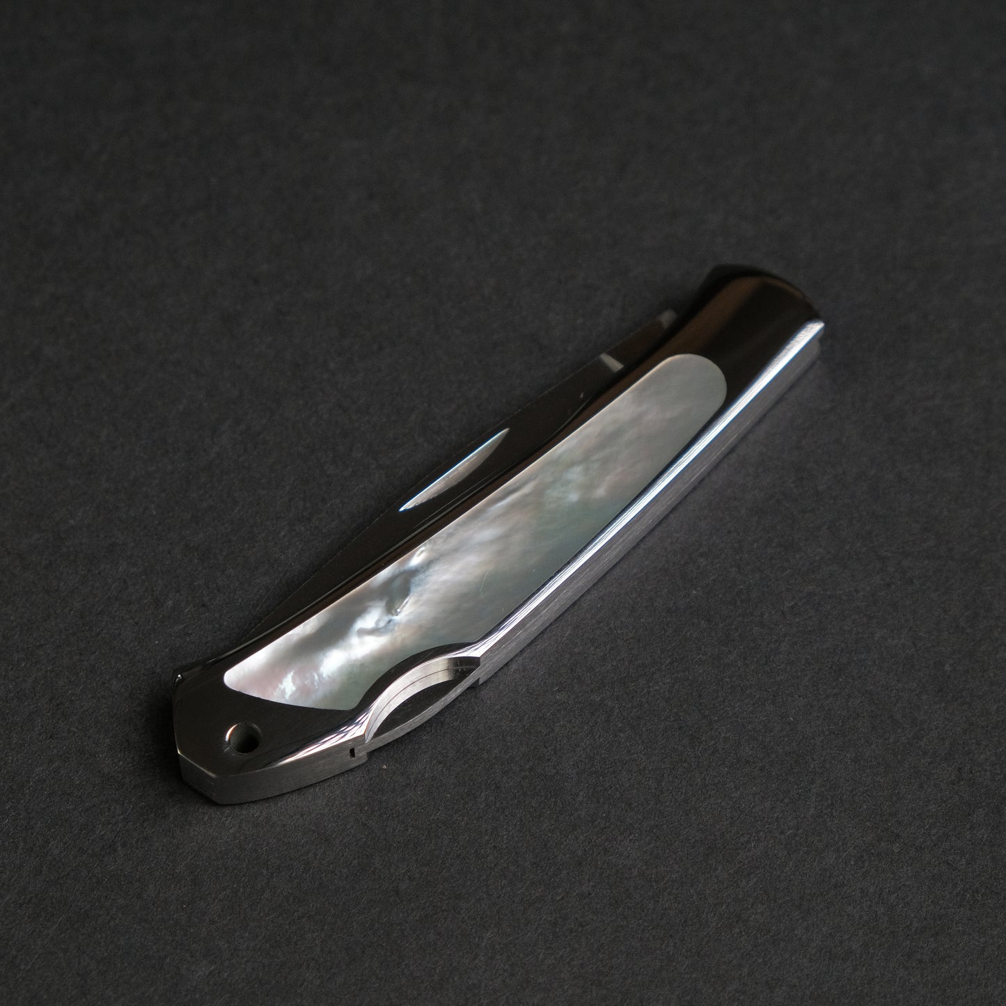 MOKI Therapy Folding Knife Mother of Pearl Handle