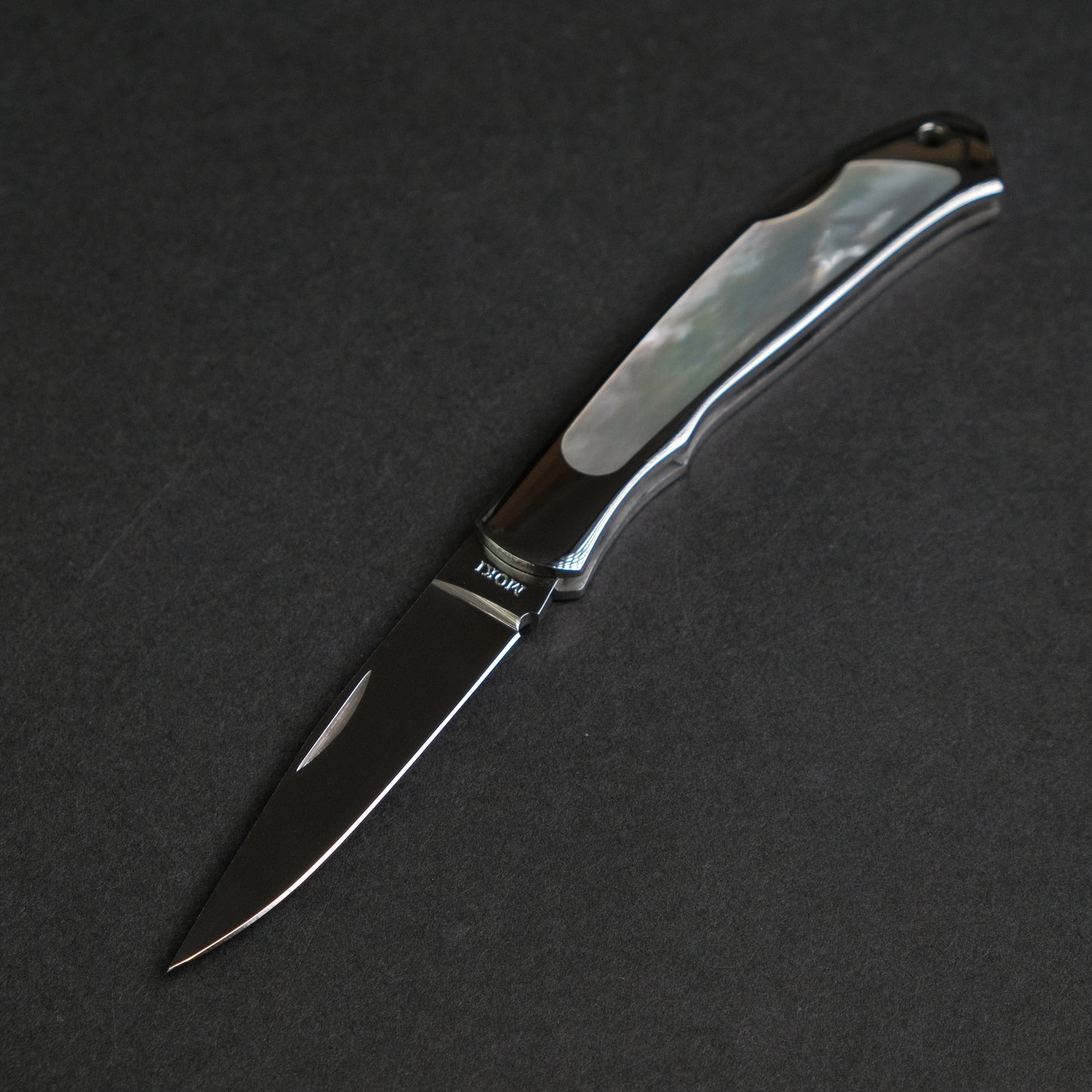 MOKI Therapy Folding Knife Mother of Pearl Handle