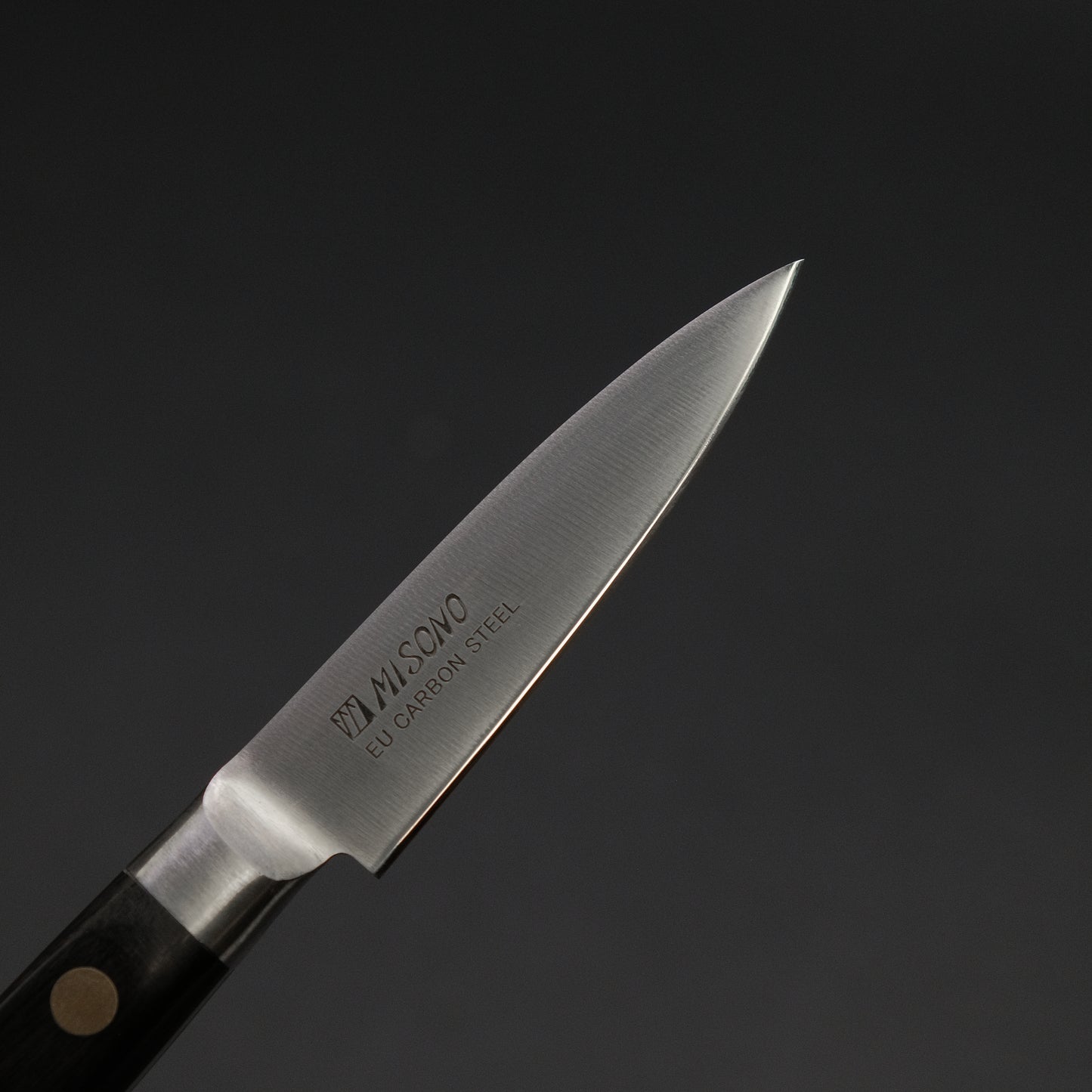 Misono Swedish Carbon Steel Paring 80mm Pakka Handle