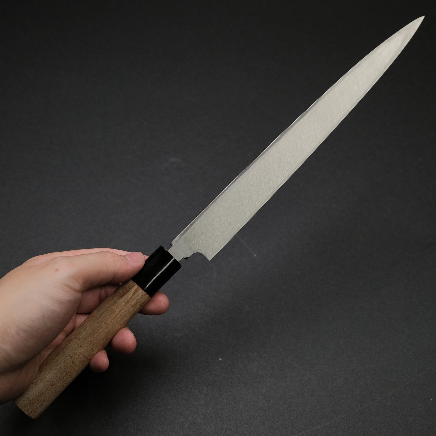 Morihei Hisamoto Vintage Left Handed Fugubiki 240mm Magnolia Handle (Carbon)