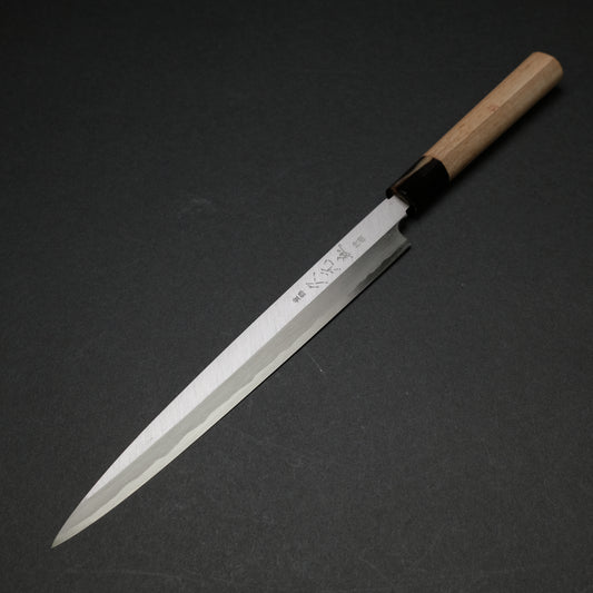 Morihei Hisamoto Vintage Left Handed Fugubiki 240mm Magnolia Handle (Carbon)