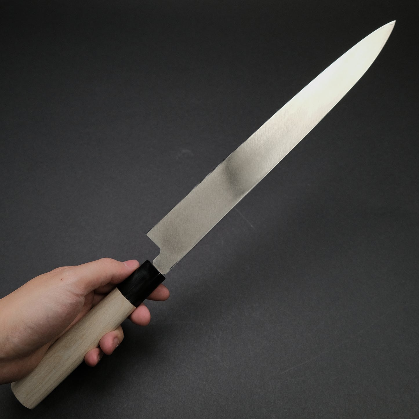 Mumei Stainless Yanagiba 300mm Ho Wood Handle