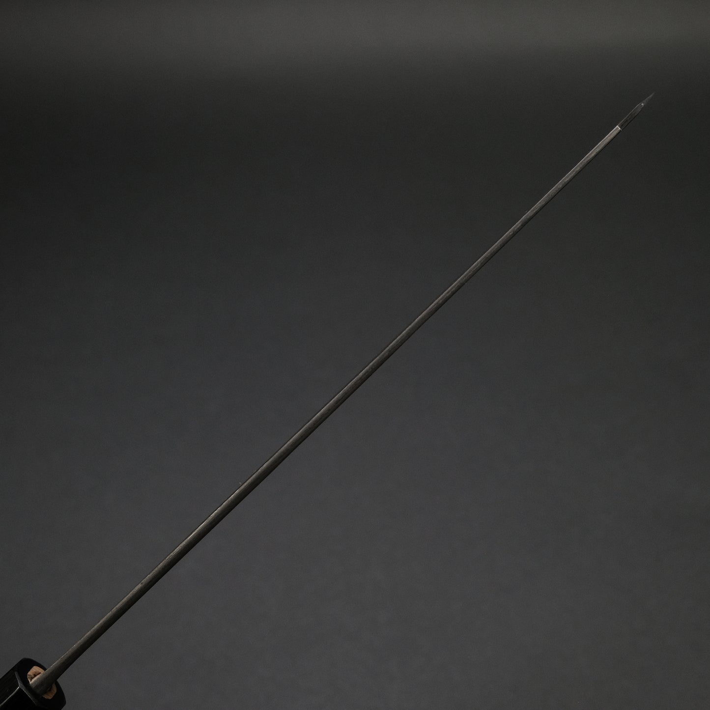 Mutsumi Blue Super Kurouchi Nashiji Kiritsuke 240mm Ebony Handle