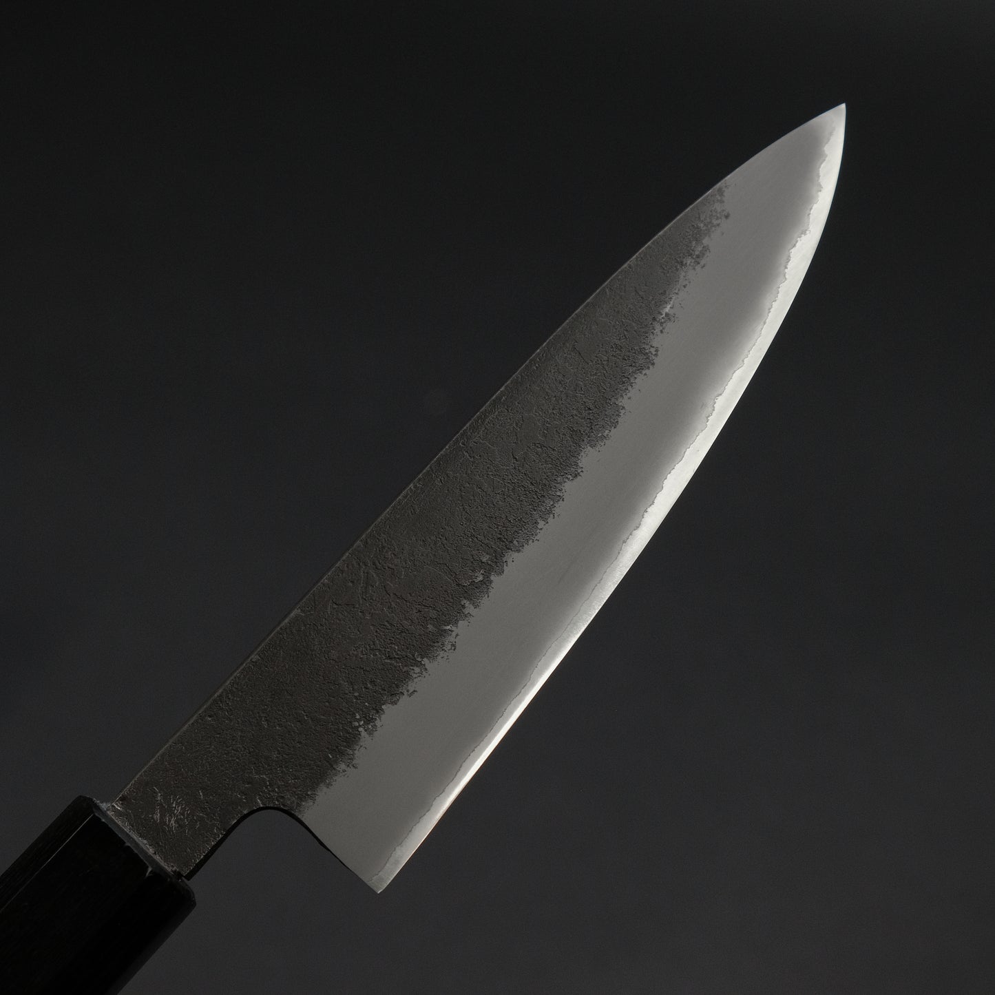 Mutsumi Blue Super Kurouchi Nashiji Petty 135mm Ebony Handle