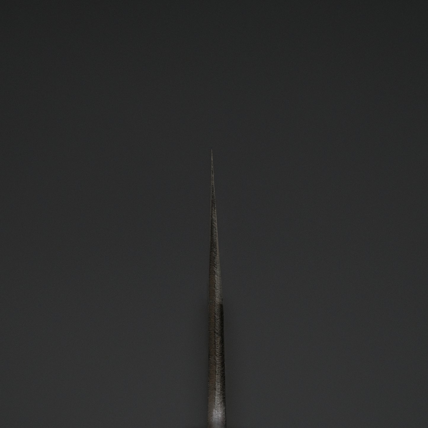 Mutsumi Blue Super Kurouchi Nashiji Santoku 180mm Ebony Handle