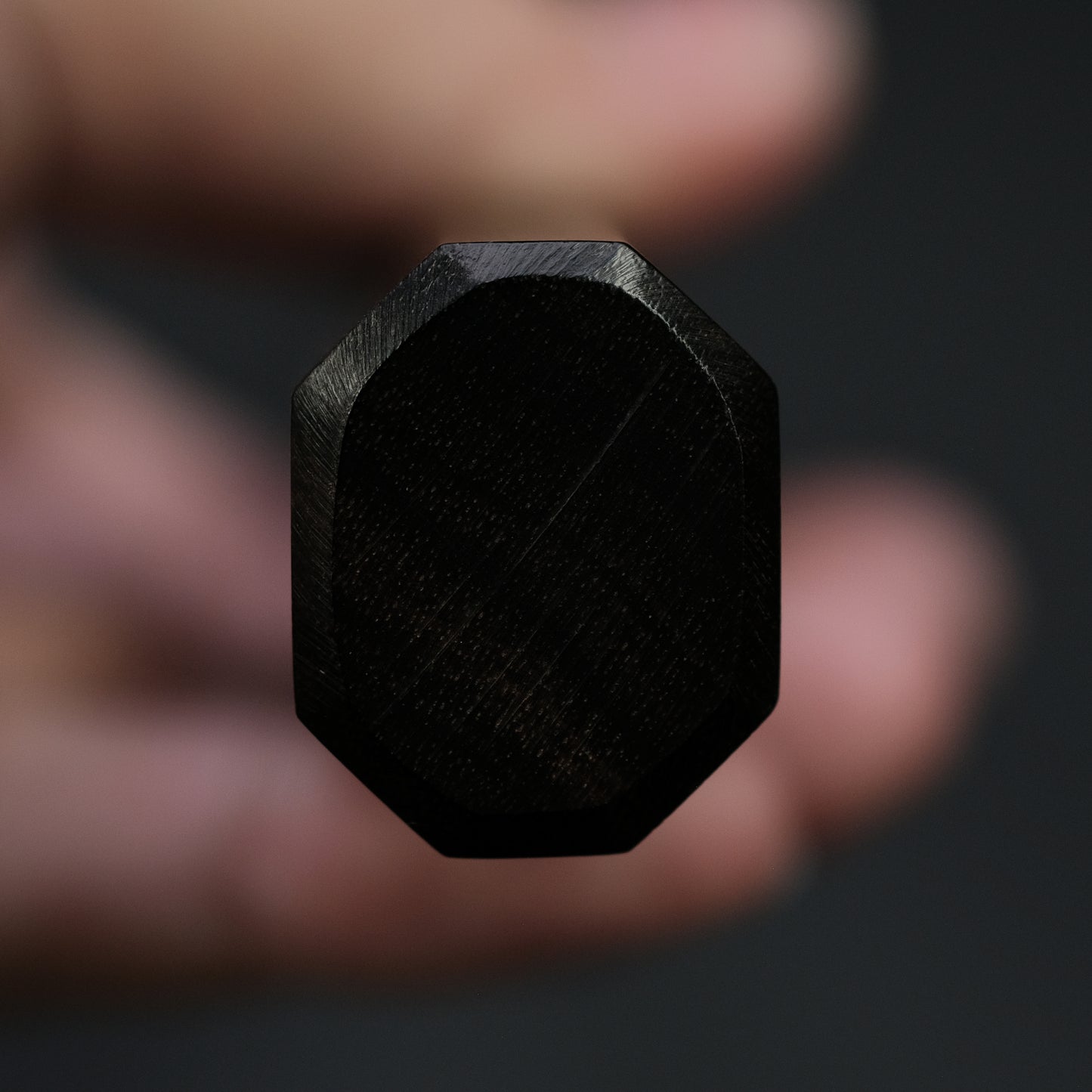 Mutsumi Blue Super Kurouchi Tsuchime Gyuto 240mm Ebony Handle