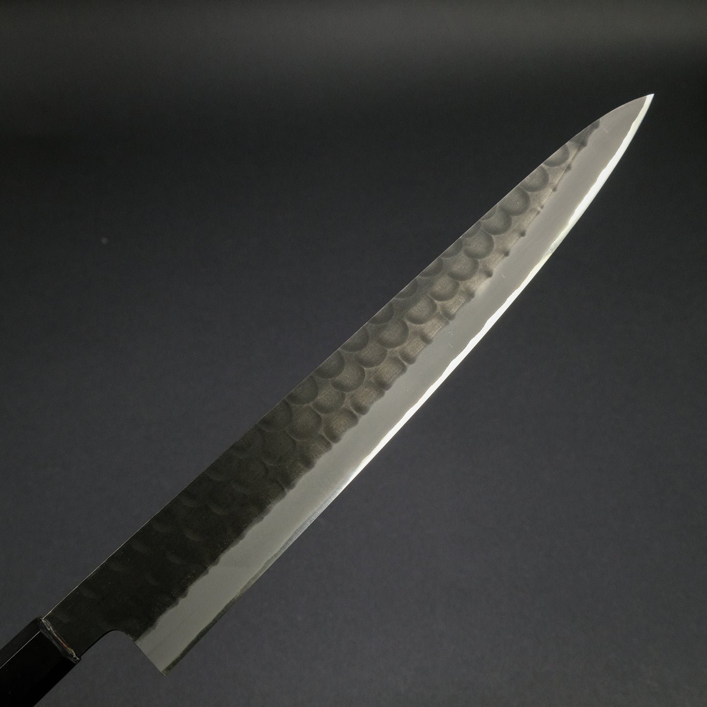 Mutsumi Blue Super Kurouchi Tsuchime Sujihiki 270mm Ho Wood Handle