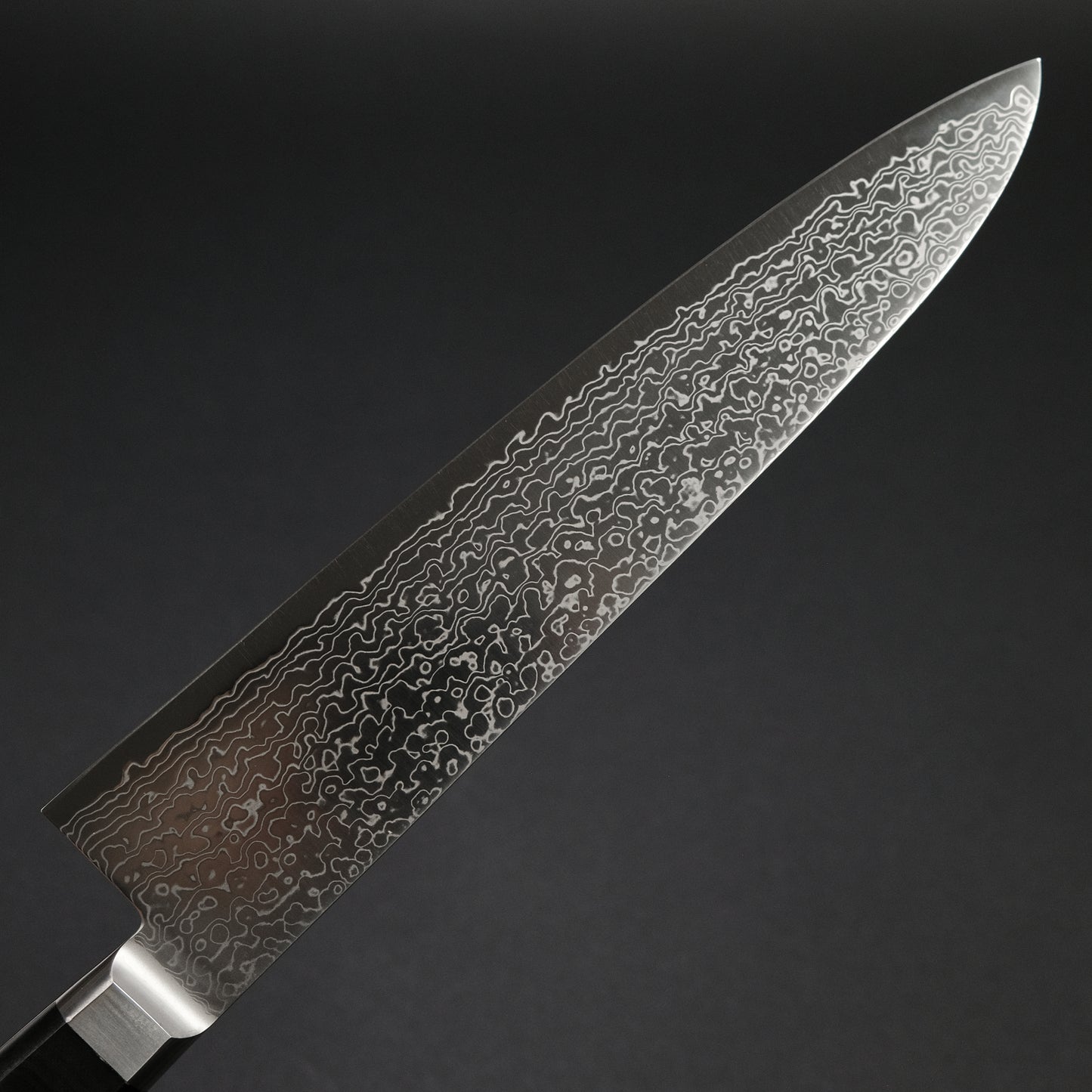 Ohishi Powder Metal Damascus Gyuto 240mm Linen Micarta Handle